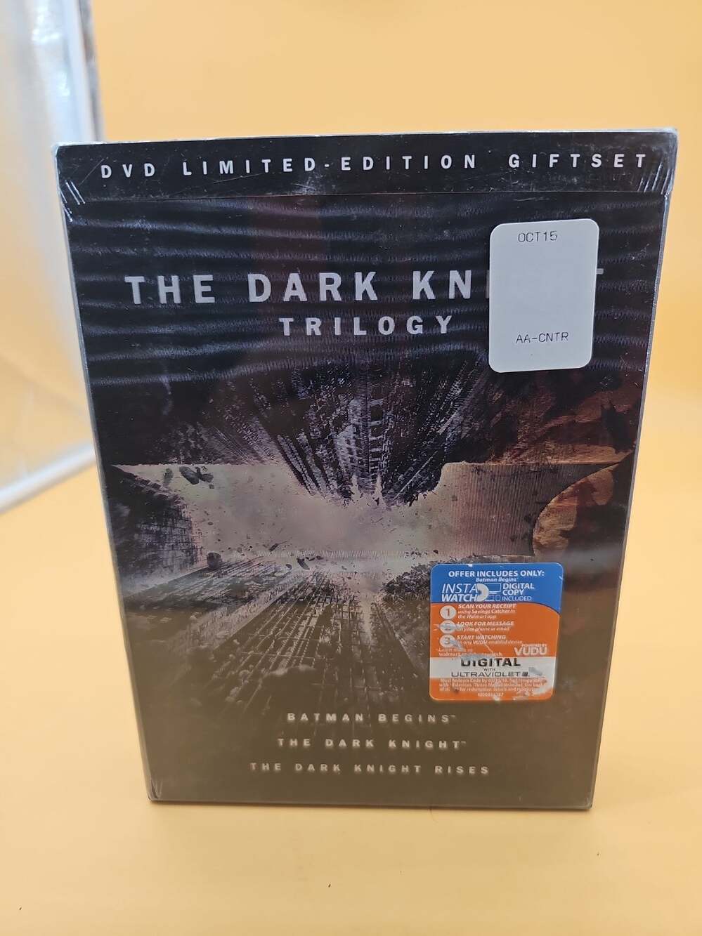 Batman: The Dark Knight Trilogy (3 DVD L.E. Set Lenticular Cover) Sealed